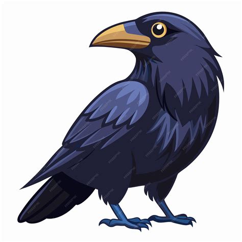 Raven Clip Art Vector Illustration Design | Premium AI-generated vector