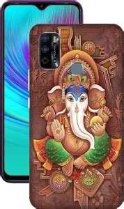 Kotuku Book Cover for Infinix Smart 4 Plus Printed Ganesh Ji Back Cover ...