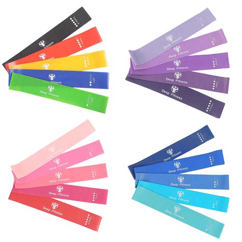 Fabric Resistance Bands workout exercise bands no slip Custom Cotton ...