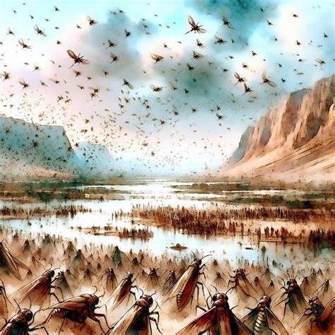 Exodus 10:1-20 Artwork | Bible Art