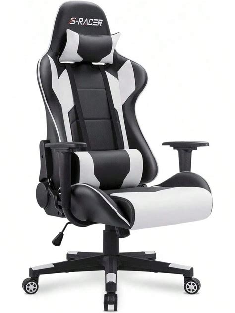 Homall Gaming Chair, Office Chair High Back Computer Chair Leather Desk ...