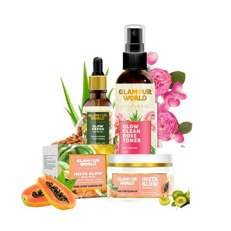 Shop Insta Glow Kit with Glow Fresh Facial Oil Online - – Glamour World ...