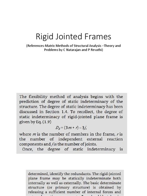 Image result for Flexibility Matrix Method for Frames