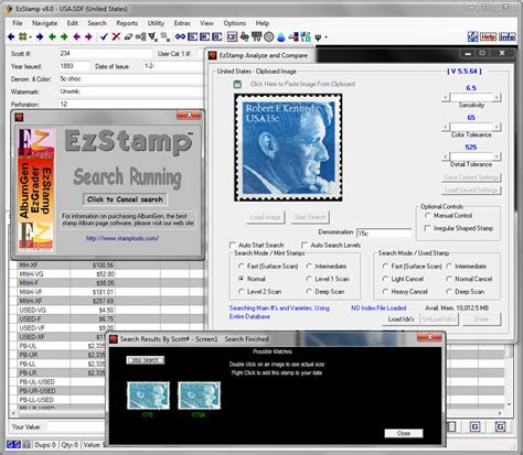 Postage Stamp Identification Software 的图像结果