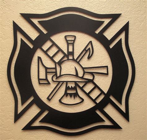 Firefighter Maltese Cross Tattoo