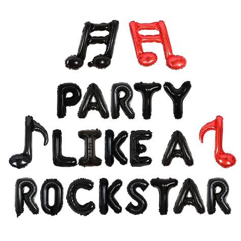 Rock And Roll Theme Party Decorations Party Like A Rockstar ...