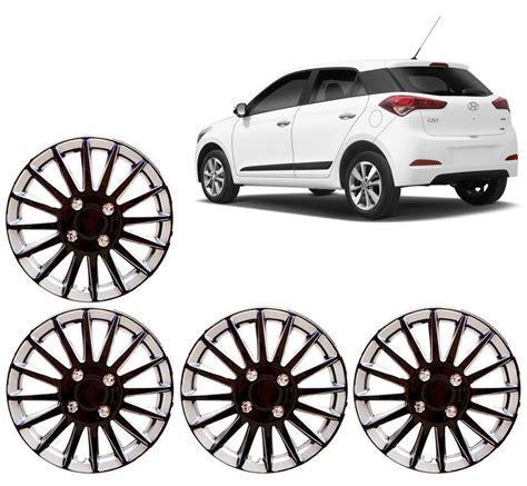 Autorepute Premium Quality Car Black and Silver Wheel Cover Caps 14 ...