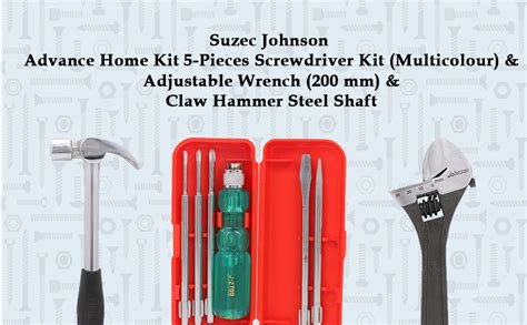 Suzec Johnson Advance Home Kit 5-Pieces Screwdriver Kit (Multicolour ...