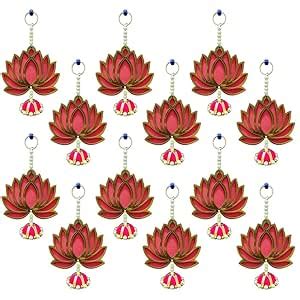Buransh Lotus Hangings for Decoration Floral Wall Hangings for Temple ...