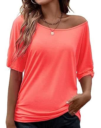 Buy Smile Fish Women's Casual Oversized Sexy Lips Print Off Shoulder T ...