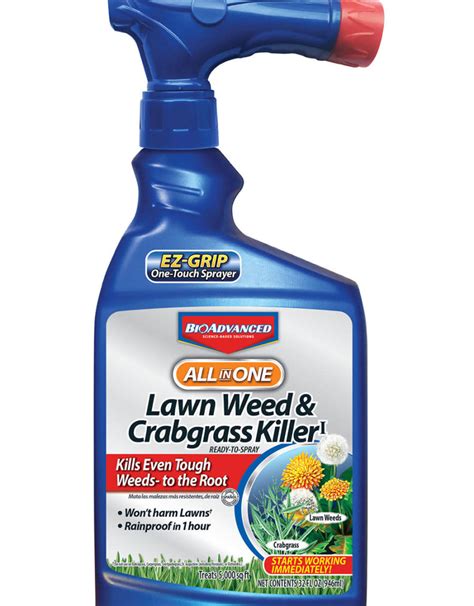BioAdvanced All In One Weed & Crabgrass Killer Ready to Spray 32 oz ...