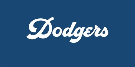 Dodgers Font Free Download
