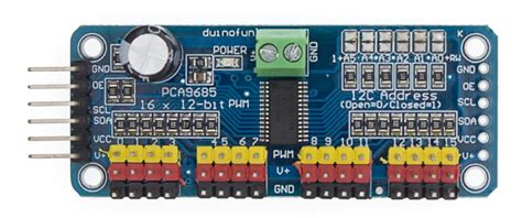 PCA9685 Arduino Sample Code 的图像结果