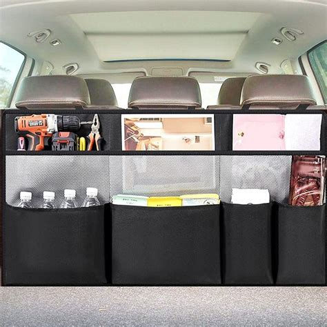 Buy Car Trunk Organizer Car Back Seat Organizer 4rd Gen Backseat ...