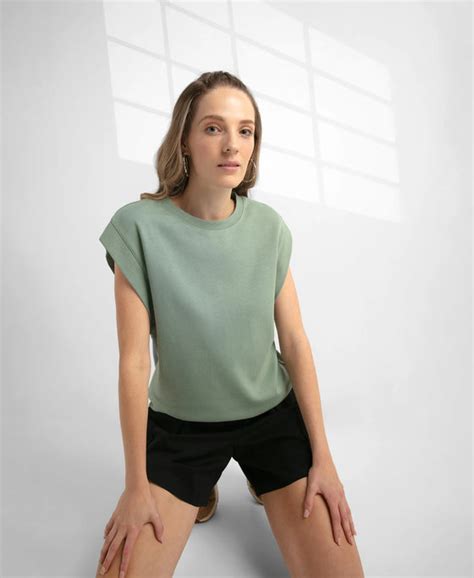 Buy Super Combed Cotton Rich Hybrid Tank Top with Ribbed Sleeves - Lily ...