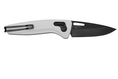SOG One-Zero XR White Aluminum, Black Chrome 12-73-05-57 pocket knife ...