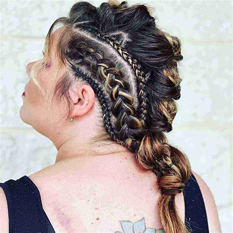 Viking Braids Women Easy Festival Hair Braid Tutorial Viking Braids