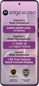 Motorola Edge 60 Pro - Full Specifications & Price in India (4th August ...