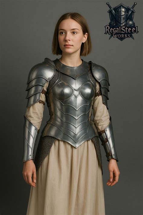 Medieval Lady Knight Steel Queen of Elves Half Body Armor Suit - Brave ...