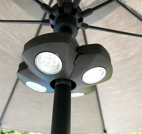 Patio Umbrella Lights - Solar, Candles, and Battery Operated