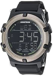 Armitron Sport Men's 40/8438BLK Digital Chronograph Black Resin Strap ...
