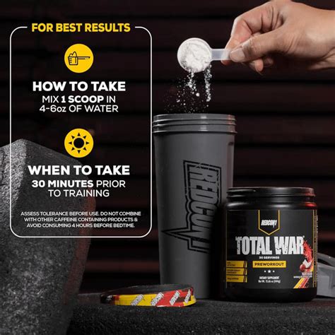 Redcon1 Total War - Pre Workout, 30 Servings - India's Leading Genuine ...