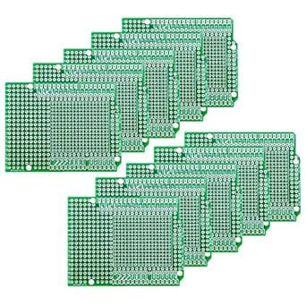Electronics-Salon 10PCS Prototype PCB for Arduino UNO R3 Shield Board ...