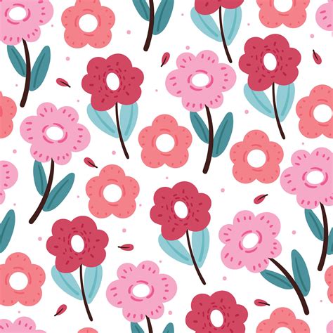 Cartoon Flower Pattern 的图像结果