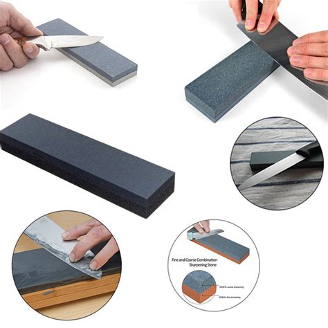 Knife Sharpening Stone, High Density Thicken Whetstone Set Robust Safe ...