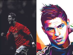 Pack of 2 Cristiano Ronaldo Poster For Room Photographic Paper - Sports ...