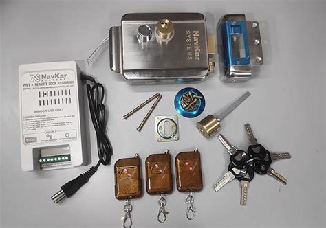 Navkar Systems Electronic Lock for Metal Gate to Operate by Remote ...