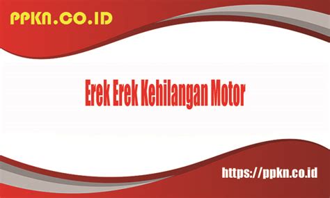 erek erek kehilangan barang