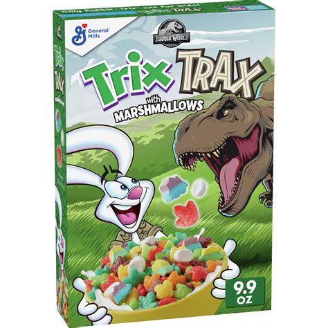 General Mills Trix Trax, Fruit Flavored Corn Puffs Cereal, 9.9 OZ ...