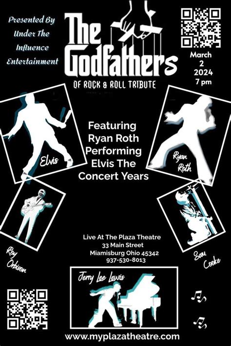 Godfathers of Rock & Roll Tribute, Plaza Theatre, Miamisburg, 2 March ...