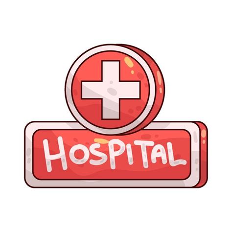 Hospital Sign Drawing 的图像结果