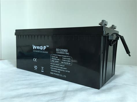 胶体免维护蓄电池12V200AH - WBDP (中国 广东省 生产商) - 电池、蓄电池、充电器 - 电子、电力 产品 「自助贸易」