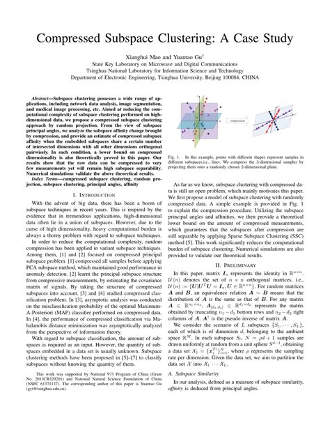 Image result for Subspace Clustering
