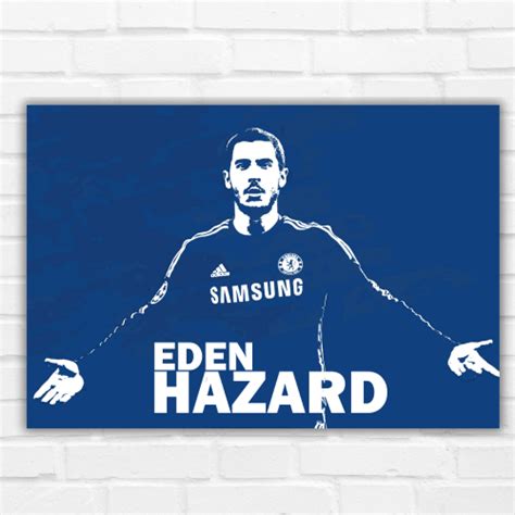 Eden Hazard Poster Frame Former Footballer Framed Posters Game Sport ...