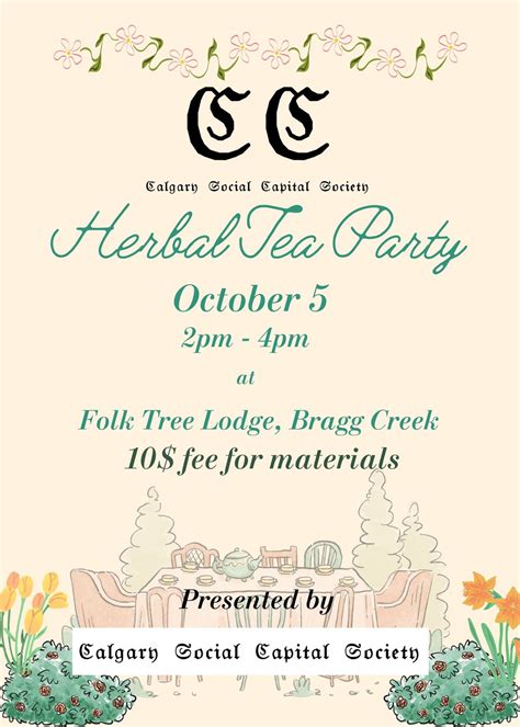 Tea Party, Folk Tree Lodge, Cochrane, 5 October 2025 | AllEvents