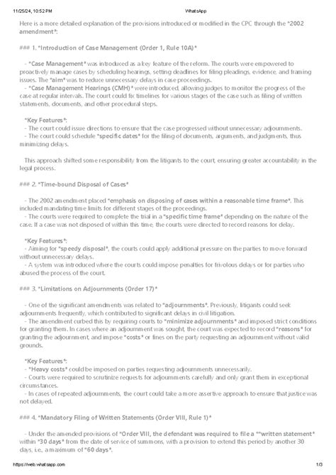 Amendment of CPC - cpc - Here is a more detailed explanation of the ...