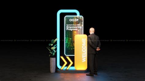 3D Event Concept Renders_OQEP Townhall & Forum 2025 :: Behance
