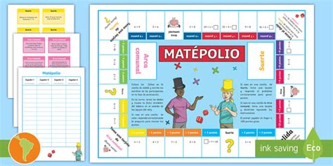 FREE! - Juego de mesa: Matépolio con las tablas de multiplicar