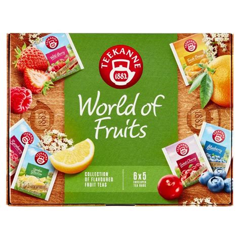 Buy Teekanne World of Fruits Fruit Tea Selection Box 6 Flavours 5 ...