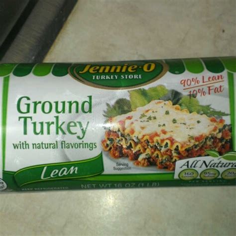Jennie O Extra Lean Ground Turkey Nutrition