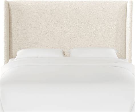 Quinella White Twin Upholstered Headboard
