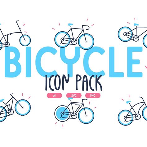 9 Bicycle Icons – MasterBundles
