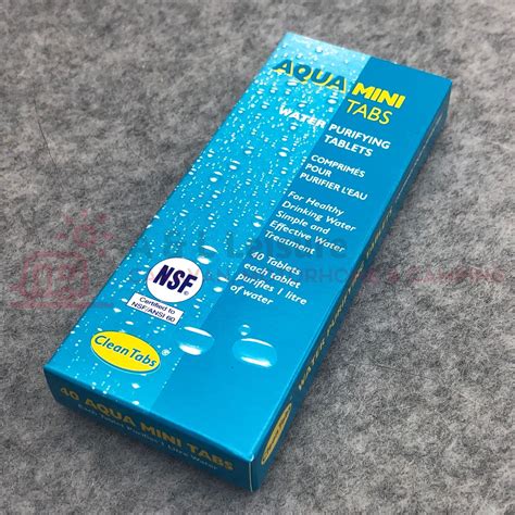 Clean Tabs MINI Water Purification Tablets - Aqua Clean