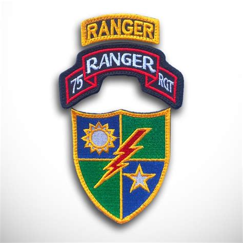 Jual Patch 75th Ranger Regiment Bordir Logo Emblem Insignia Tab Ribbon ...