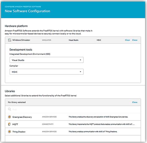 Rezultat imagine pentru FreeRTOS AWS
