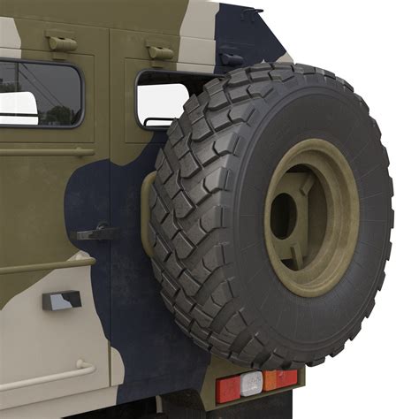 3D Infantry Mobility Vehicle GAZ Tigr M Rigged model | 3D Molier ...